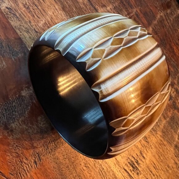 Boho Indian Bangle Bracelet - Picture 2 of 5